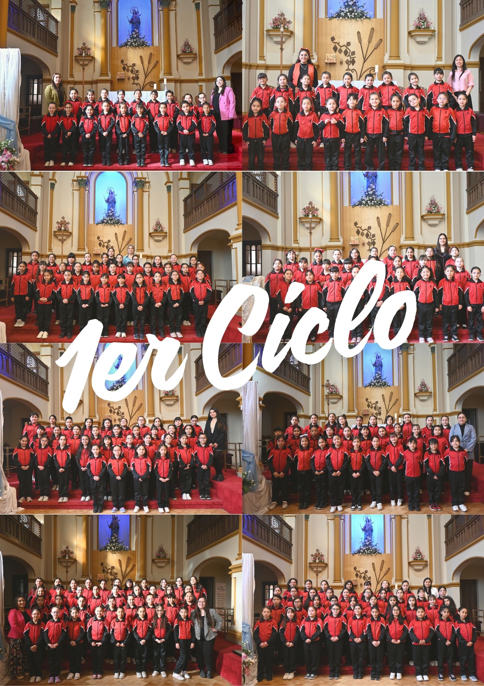 Fotos de Curso con las Profesoras Jefes 2025