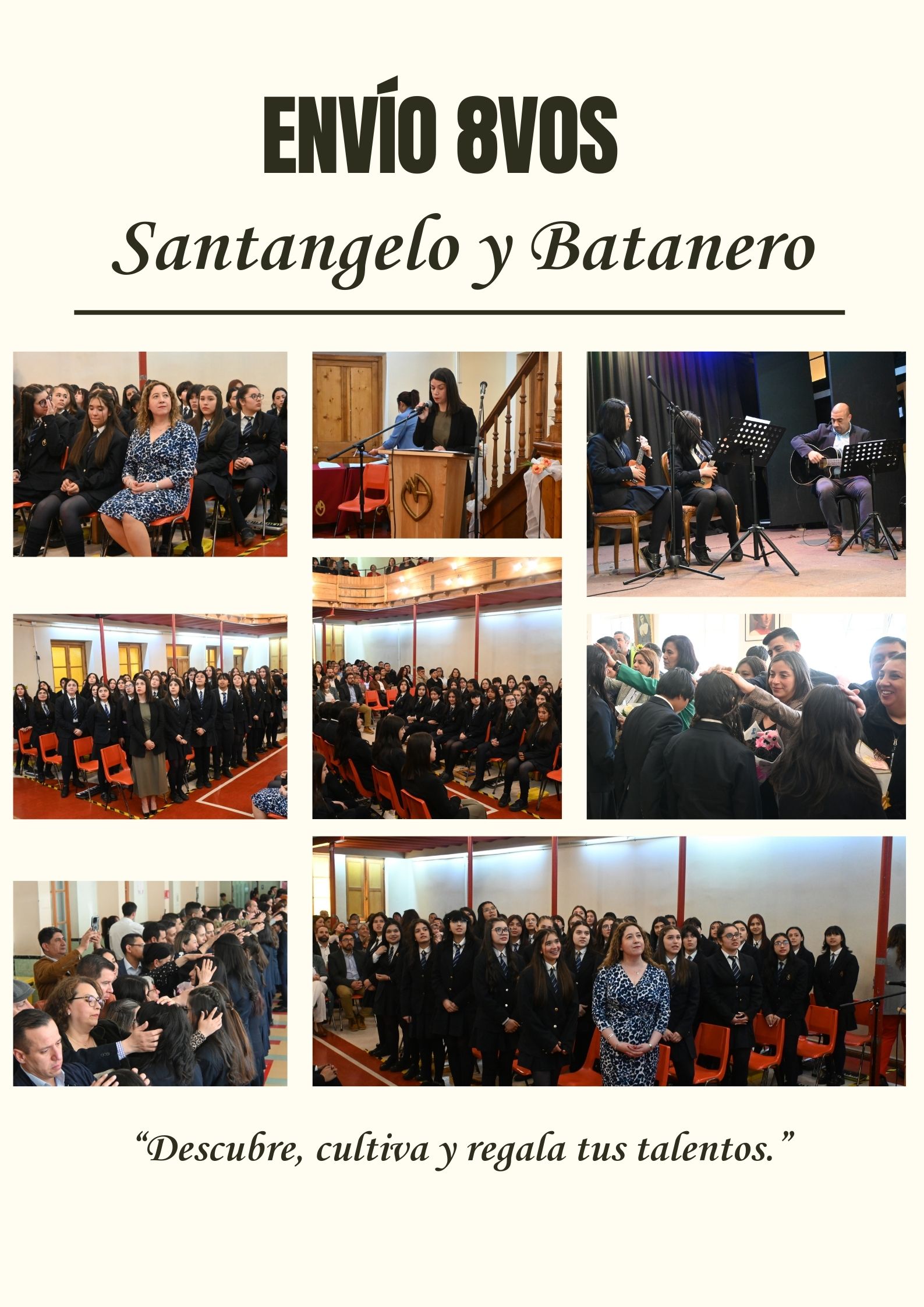 Celebración de la Promoción de las Alumnas de Octavo Básico en el Liceo María Auxiliadora