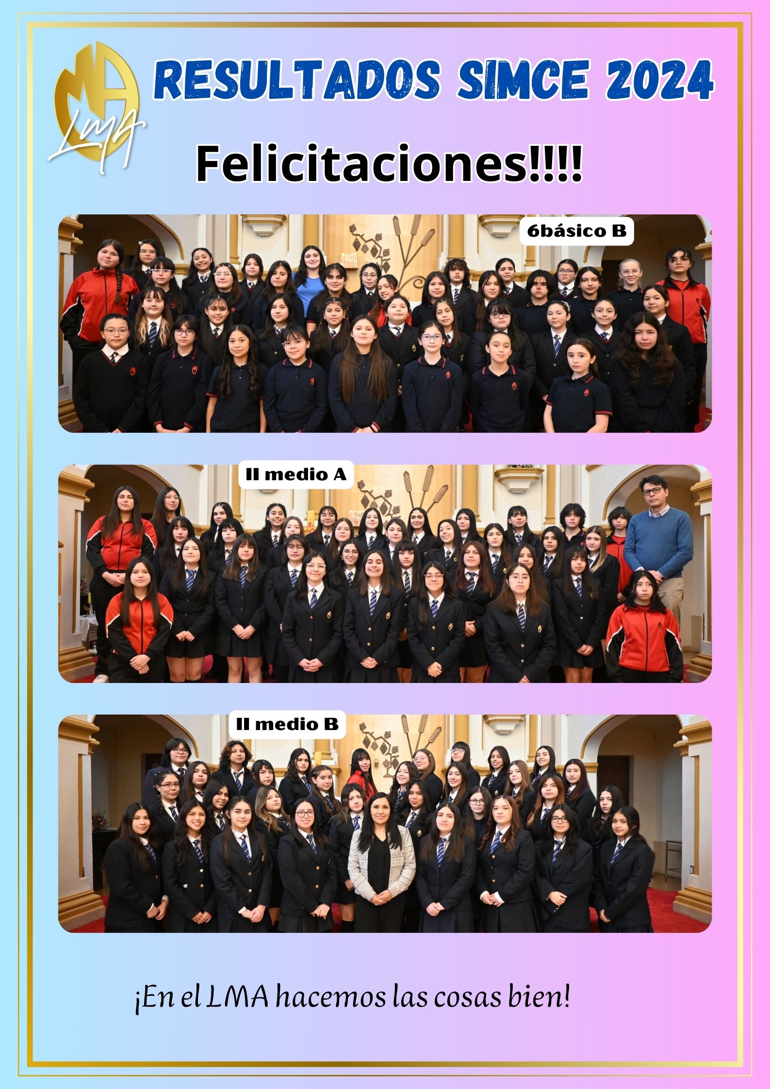 ¡Excelentes Resultados en la Prueba Nacional SIMCE!