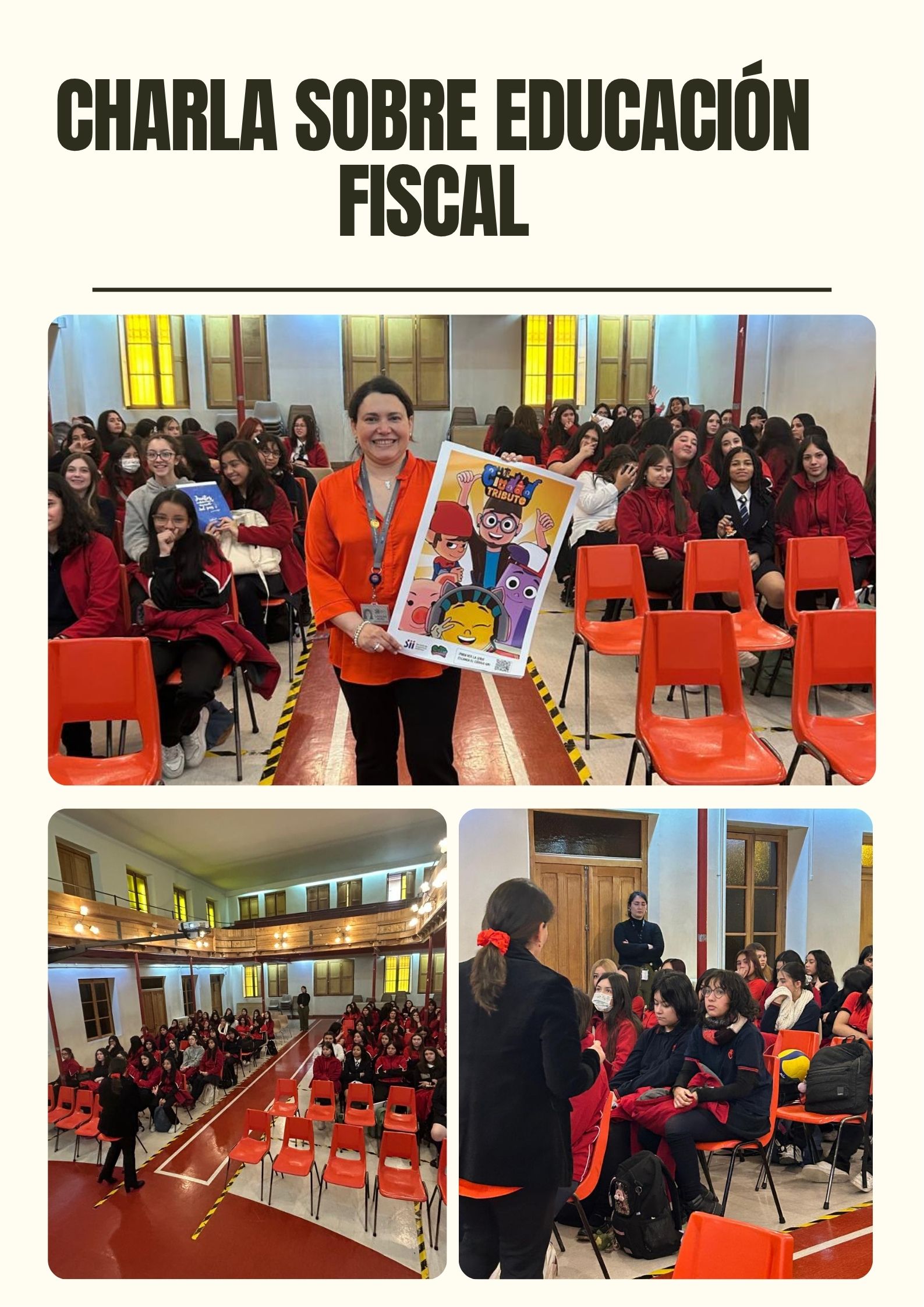 Liceo María Auxiliadora recibe charla sobre Educación Fiscal para estudiantes de básica
