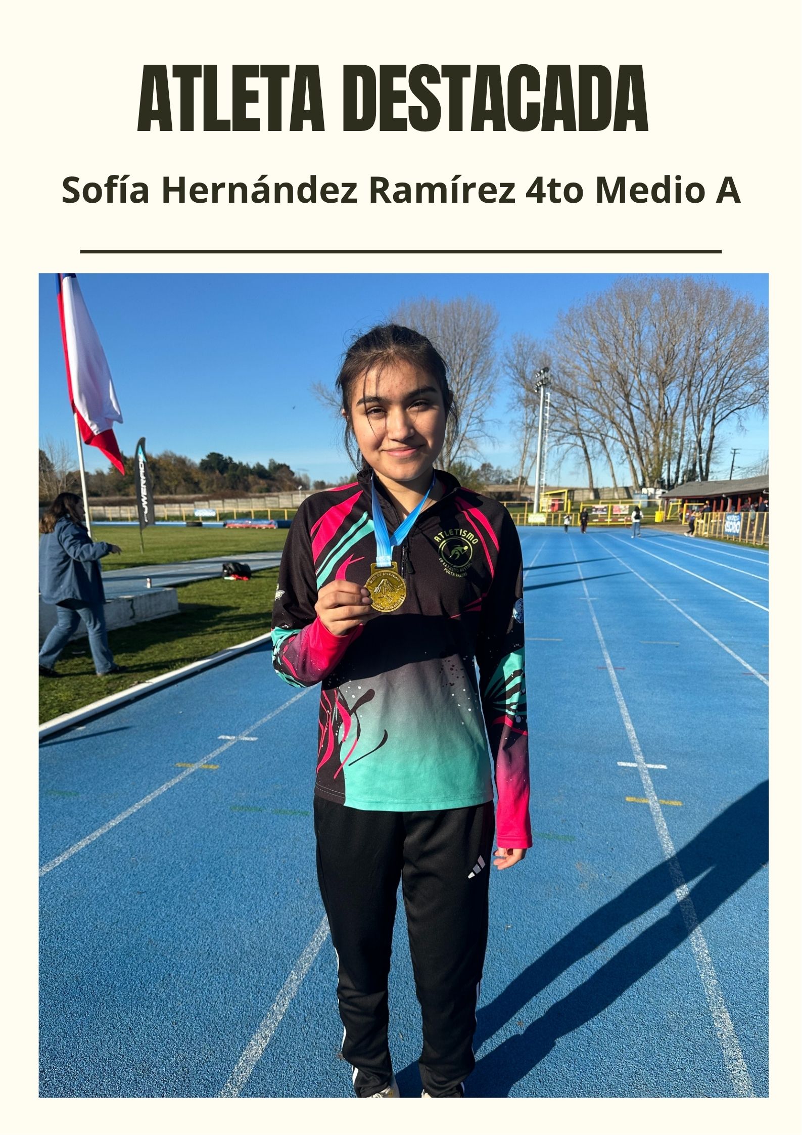 ¡Felicitaciones a nuestra destacada alumna Sofía Hernández Ramírez!