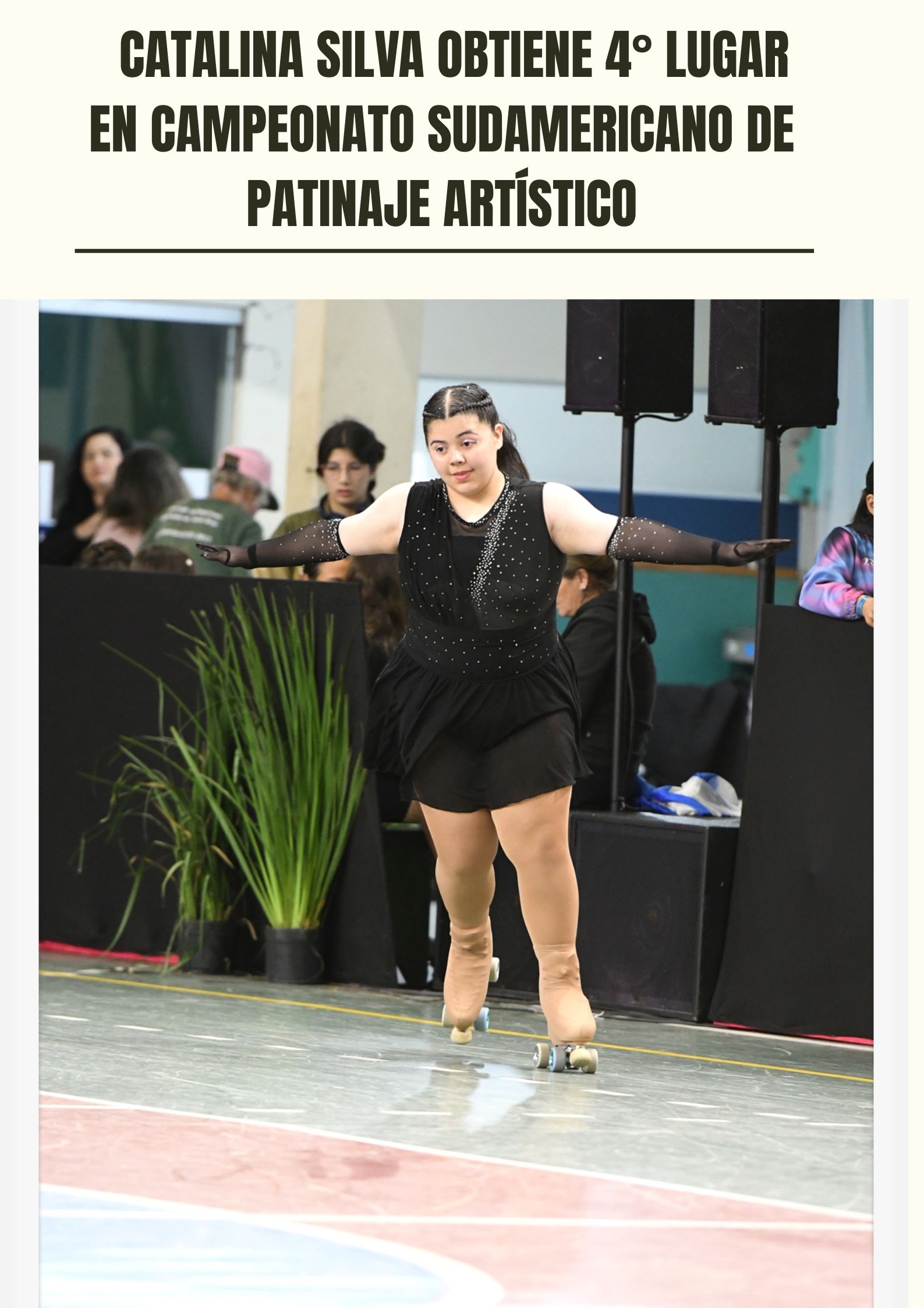 ¡Orgullo Salesiano en Brasil! Catalina Silva Obtiene 4° Lugar en Campeonato Sudamericano de Patinaje Artístico