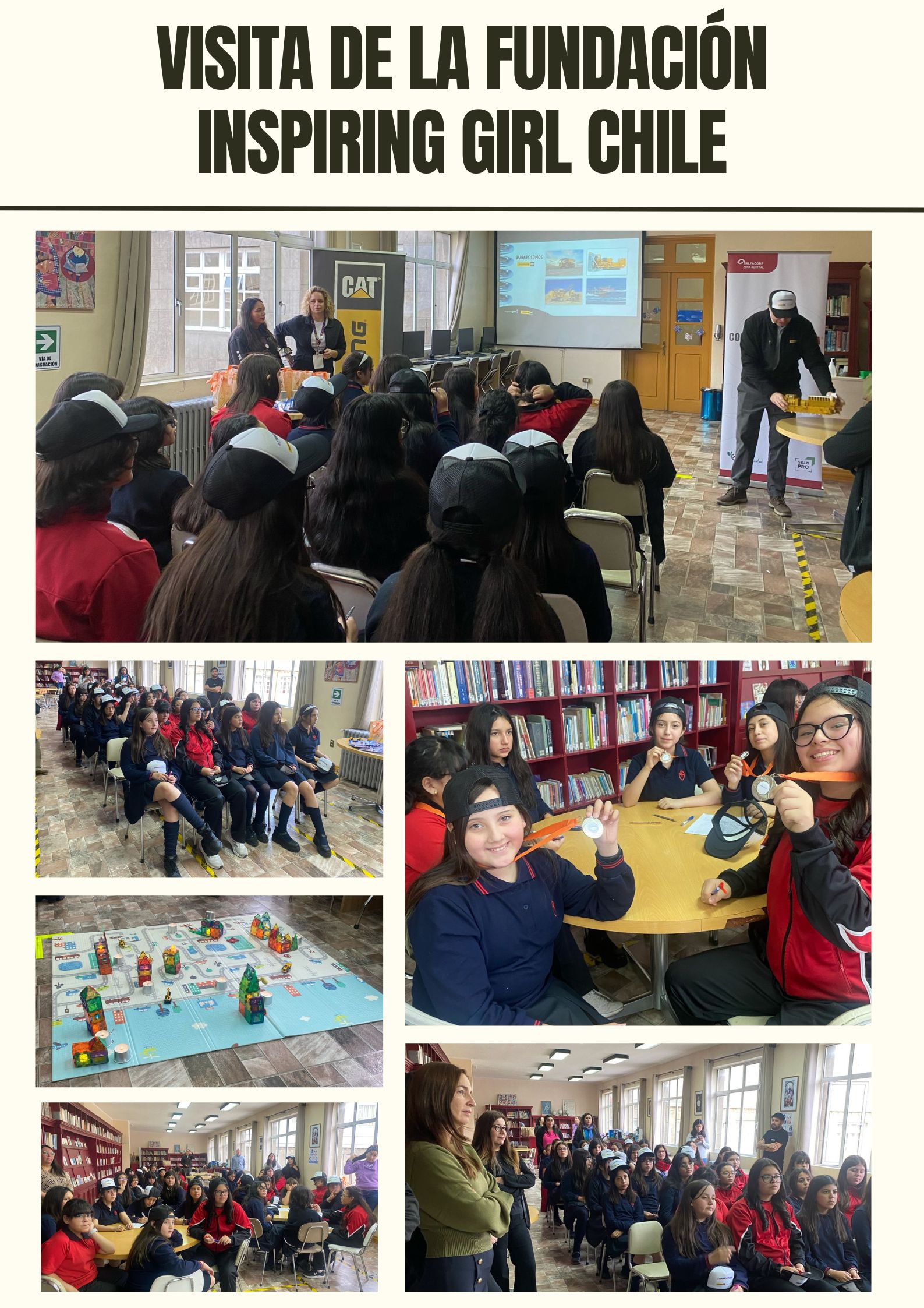 Visita de la Fundación Inspiring Girl Chile: Impulsando la autoestima y el interés en carreras STEM en nuestras estudiantes de séptimo básico