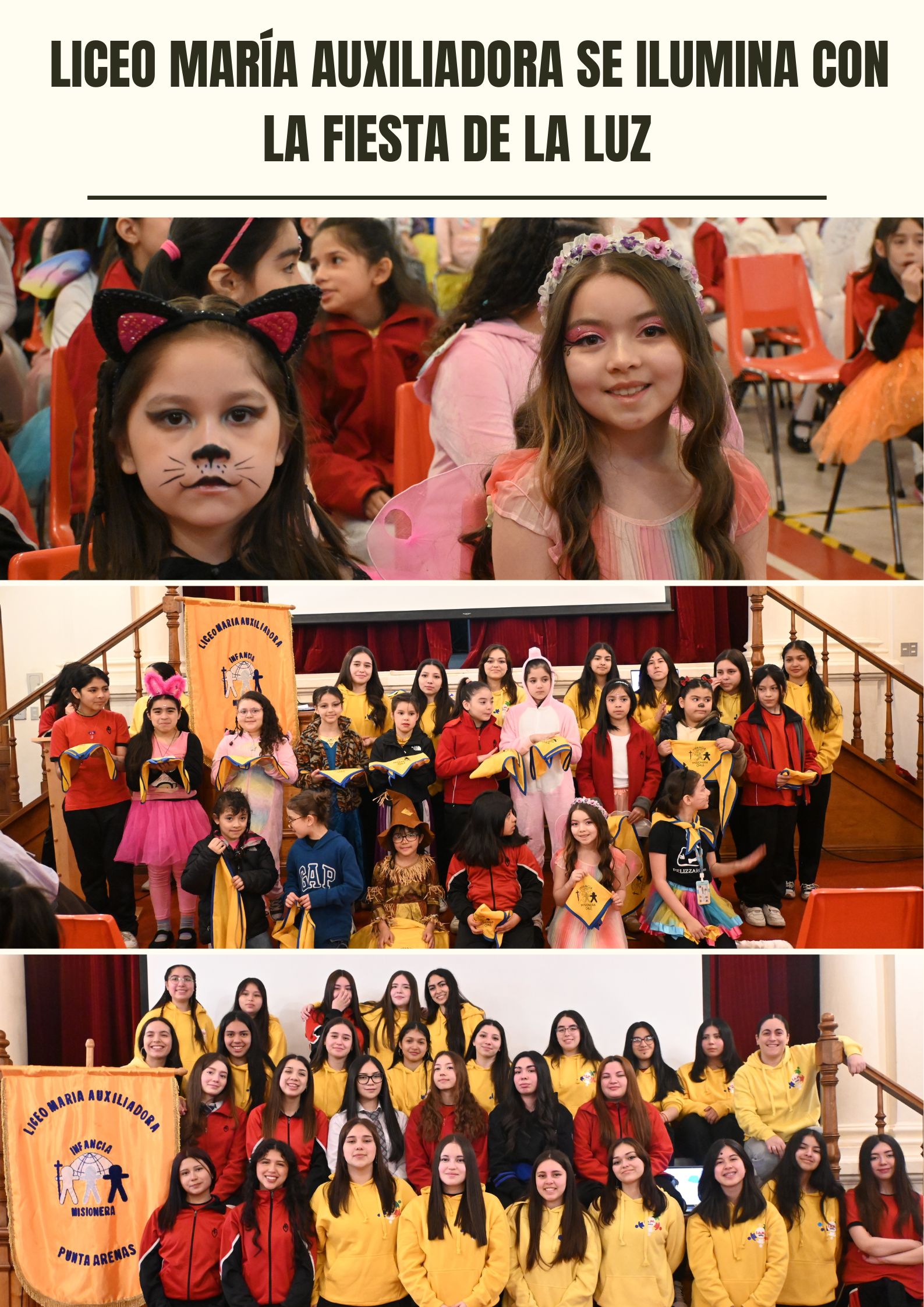 Liceo María Auxiliadora se Ilumina con la Fiesta de la Luz y el Compromiso Misionero