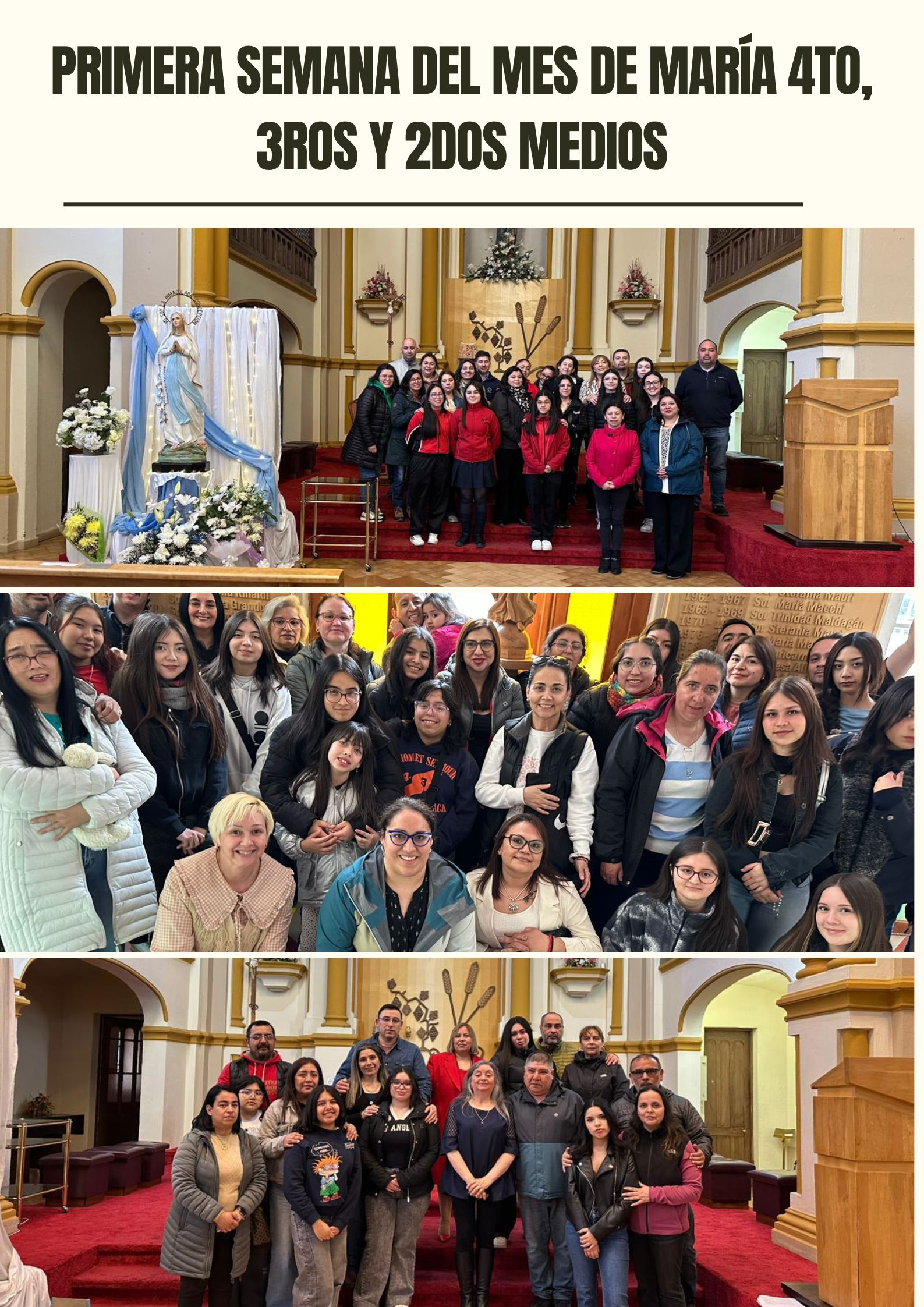 Mes de María: La Fe de Nuestra Comunidad se Une en Oración