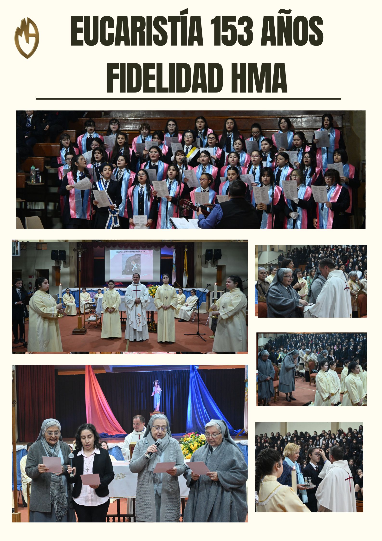 Solemne Eucaristía en Conmemoración de los 153 Años del Instituto de las Hijas de María Auxiliadora