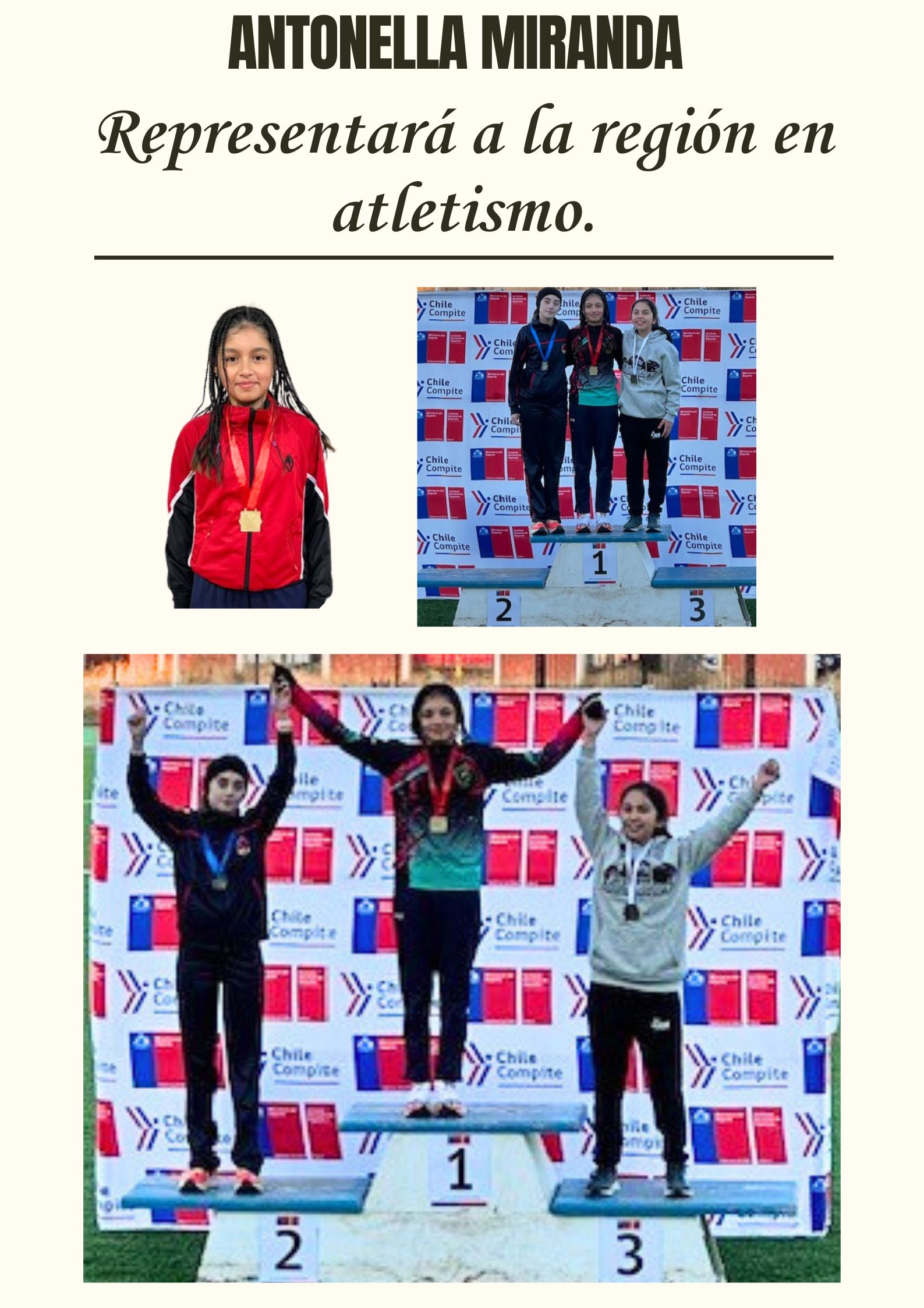 ¡Felicitaciones a las talentosas alumnas por su participación en el selectivo regional de Atletismo!