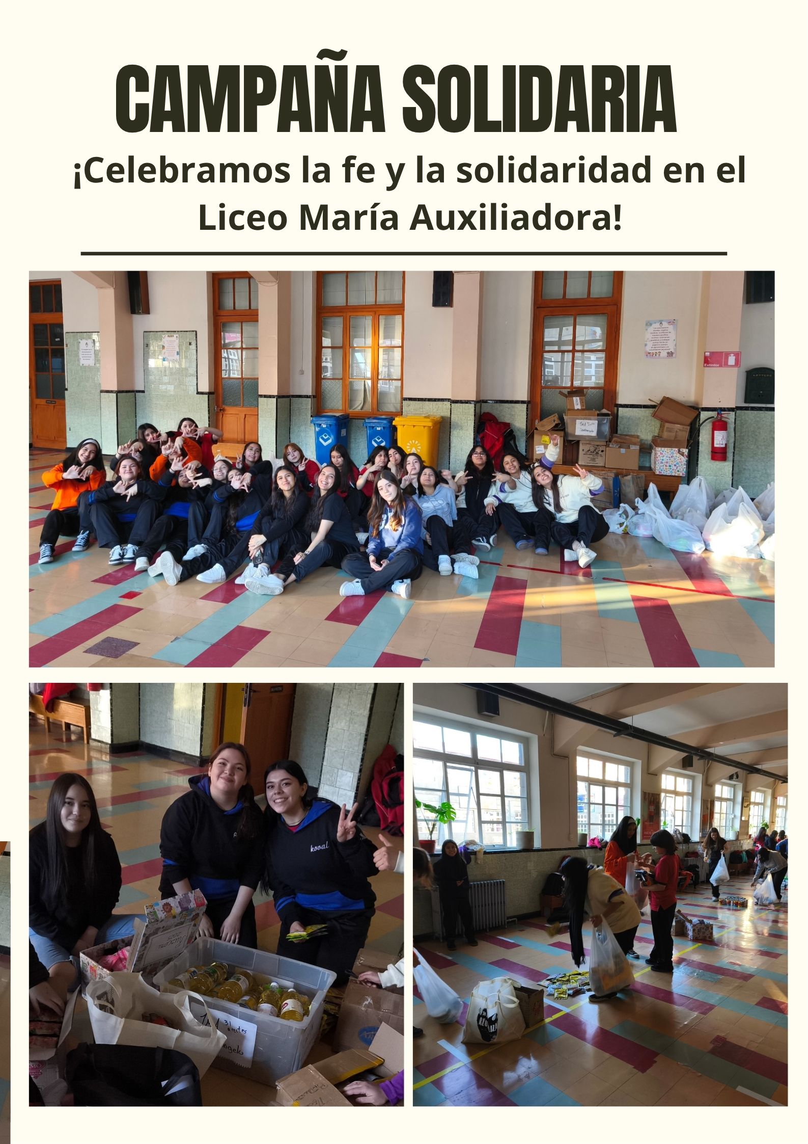 ¡Celebramos la Fe y la Solidaridad en el Liceo María Auxiliadora!
