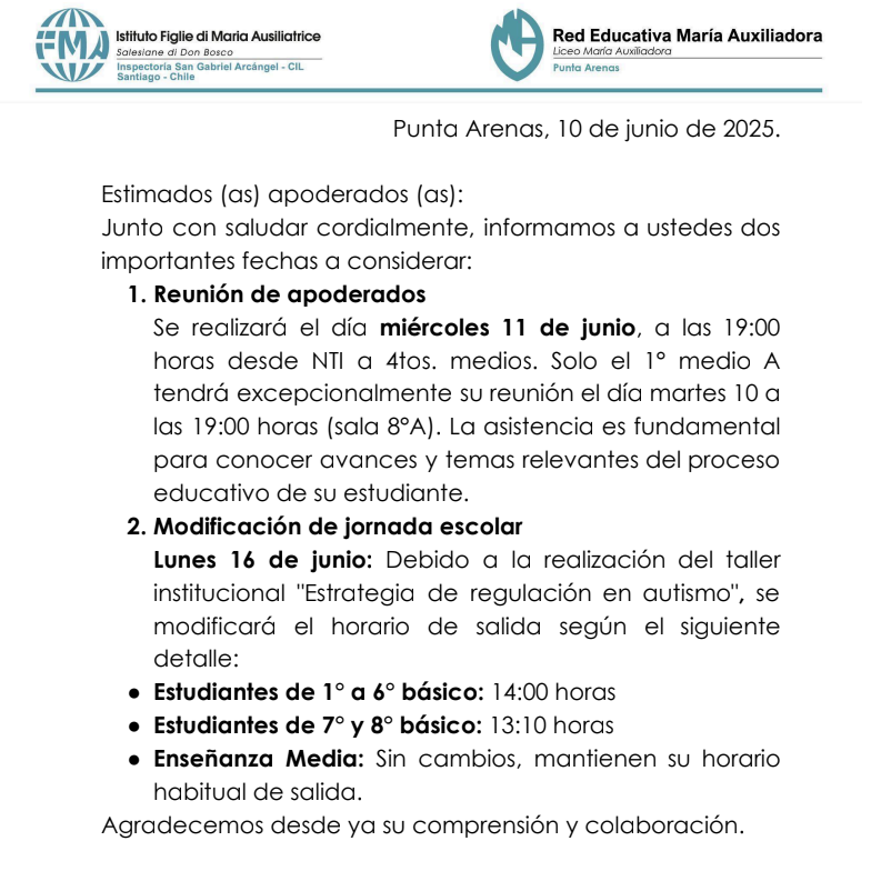 info junio