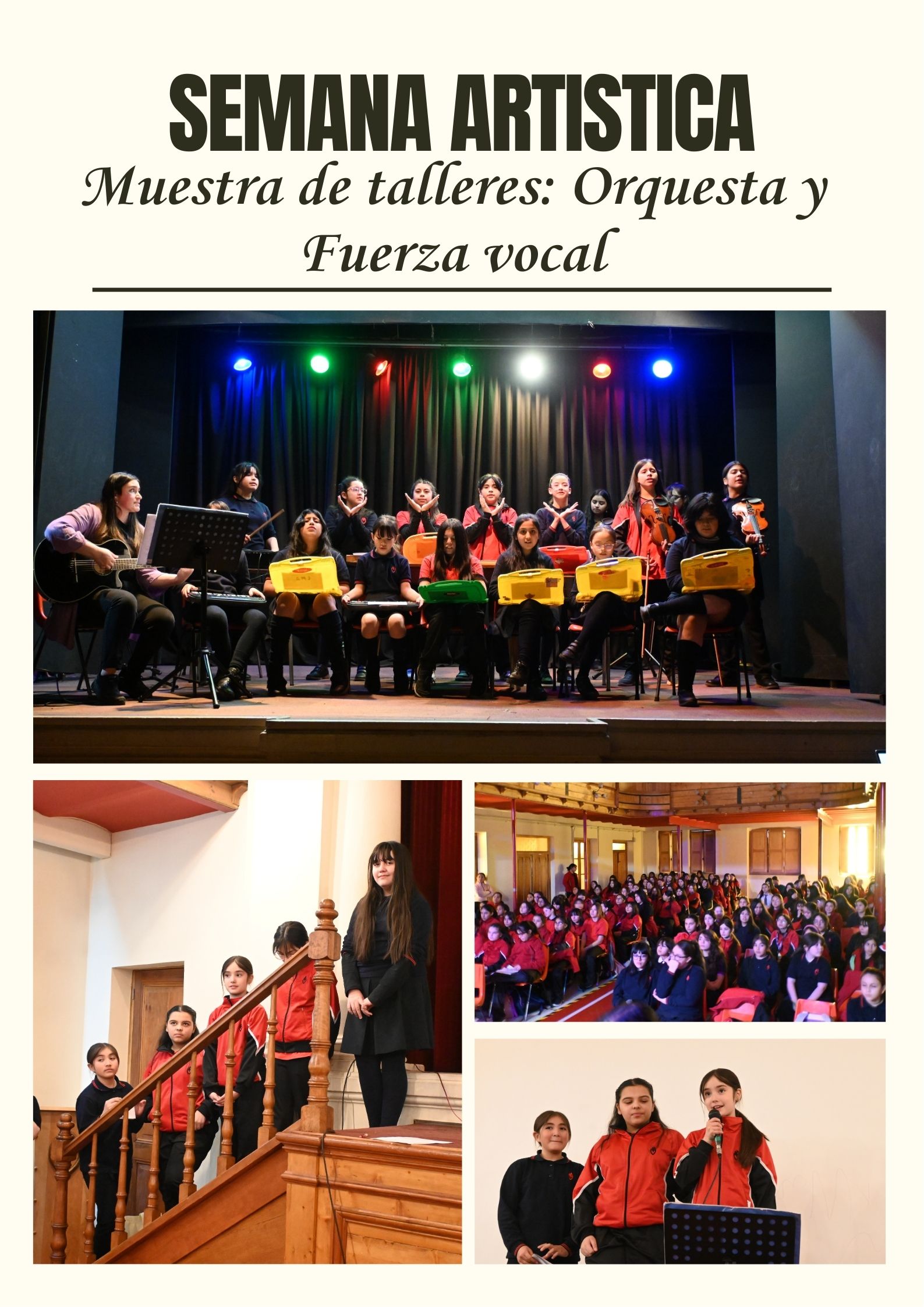 Actividad musical y artística en el Liceo María Auxiliadora