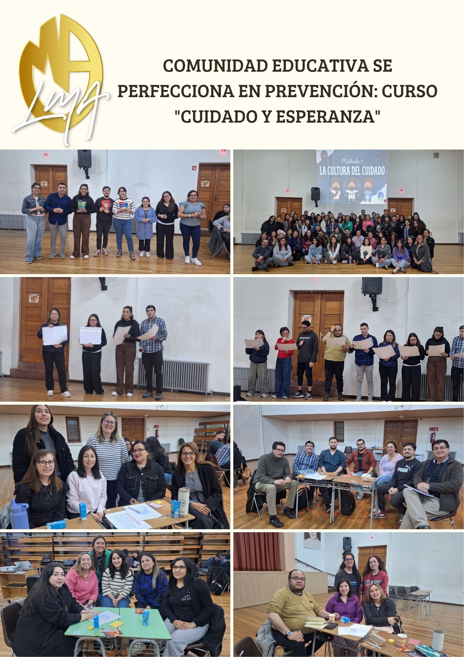 Comunidad Educativa se perfecciona en Prevención: Curso
