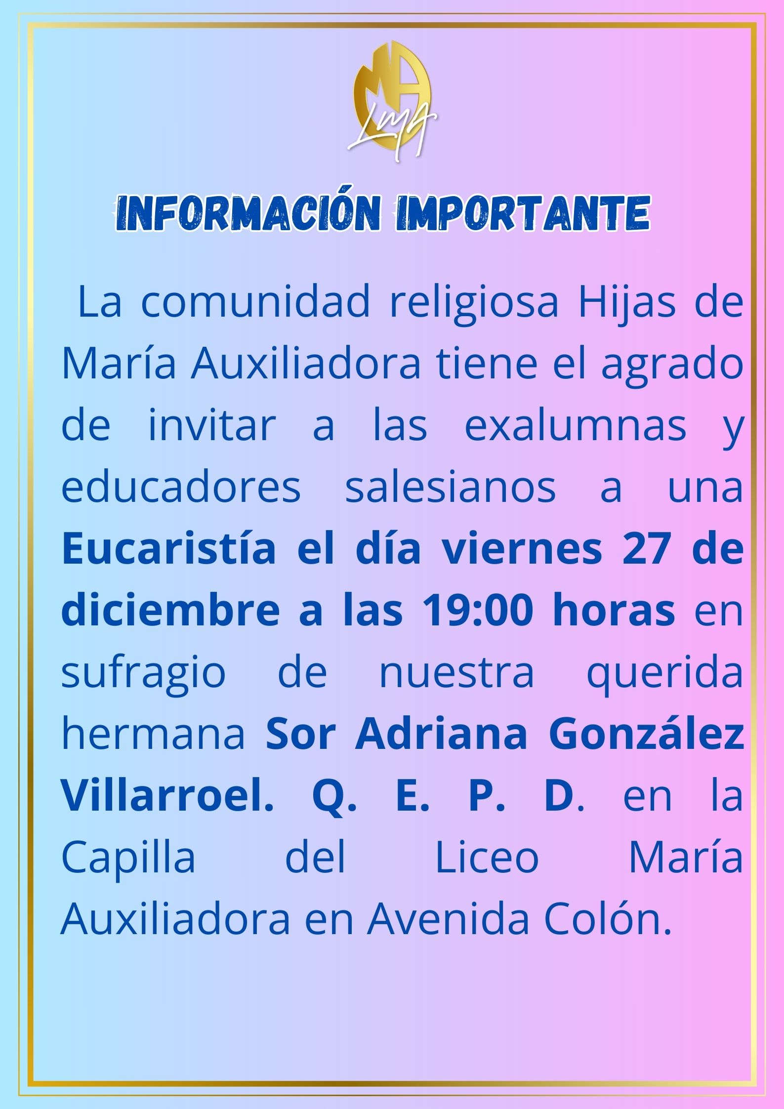 Información Importante