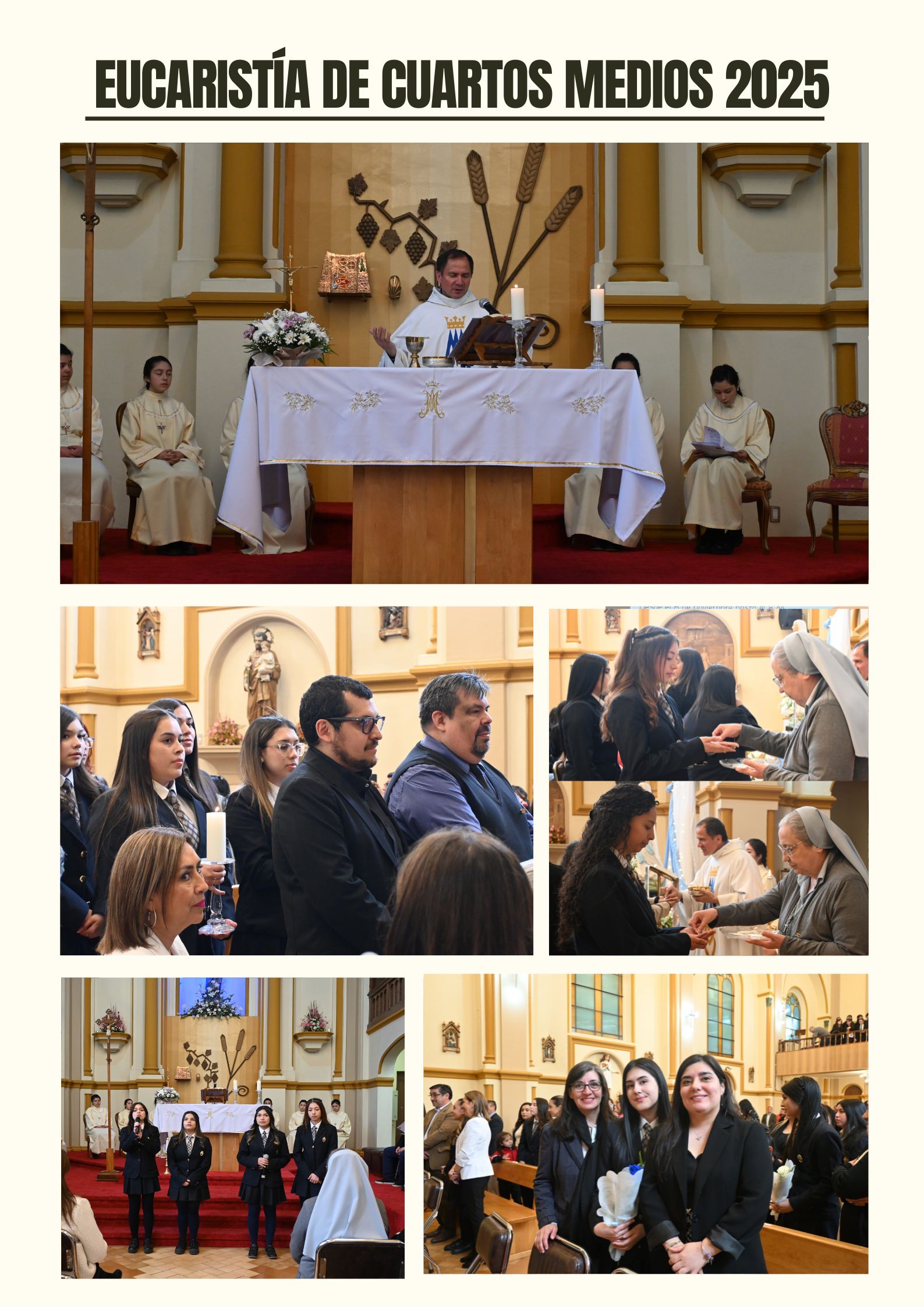 Eucaristía de Cuartos Medios 2025: Un Envío a “Florecer” como Mujeres Salesianas